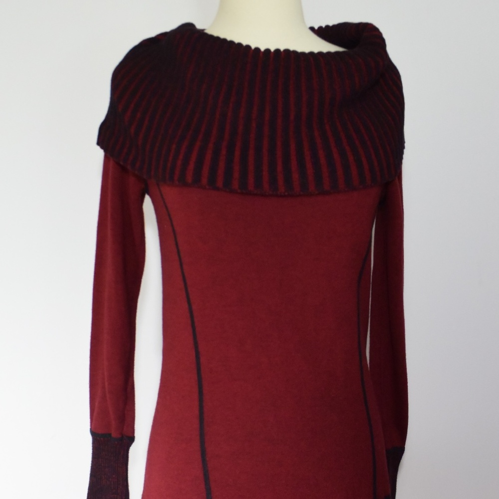 Cache Red Sweater Dress